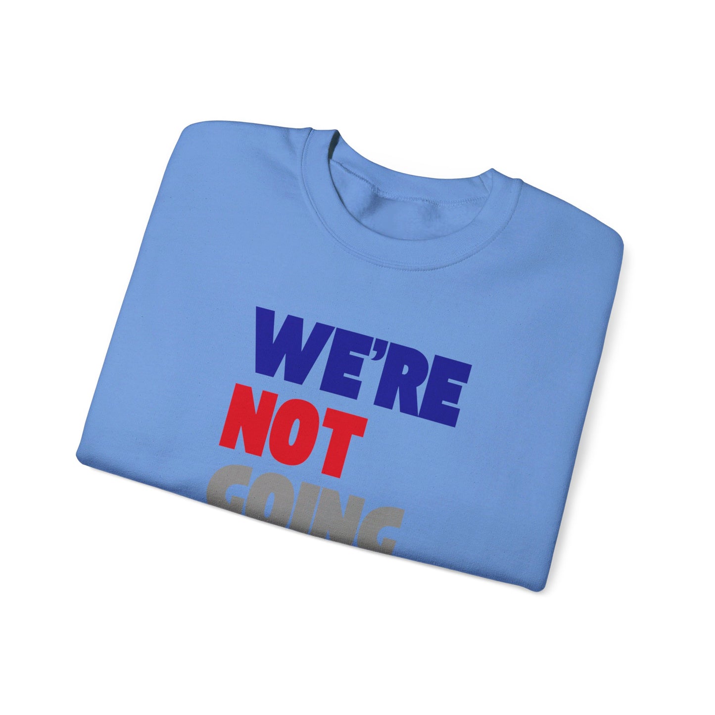 We're Not Going Back Unisex Heavy Blend™ Crewneck Sweatshirt (6 Colors)