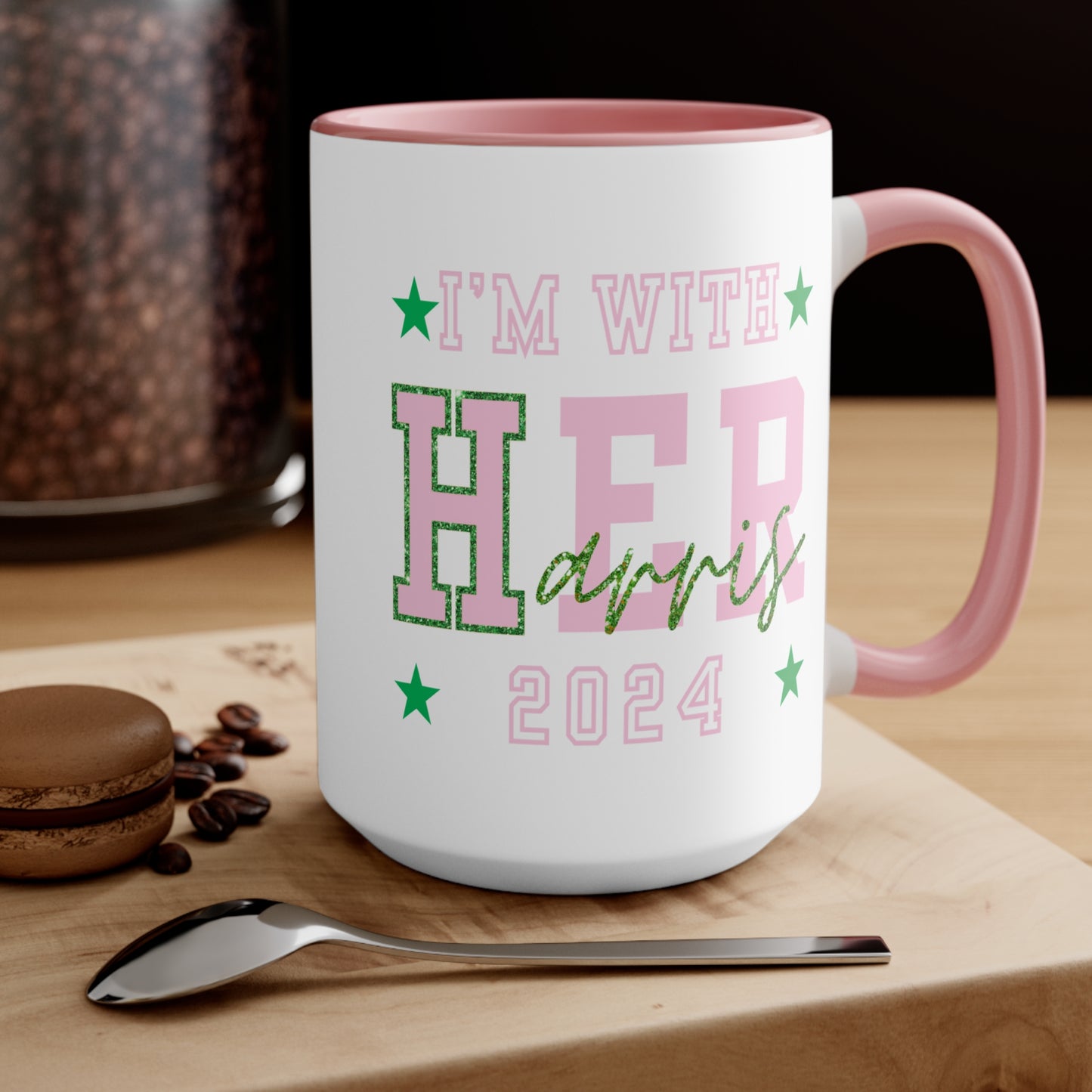 I'm with HER Pink Mug (11oz, 15oz)