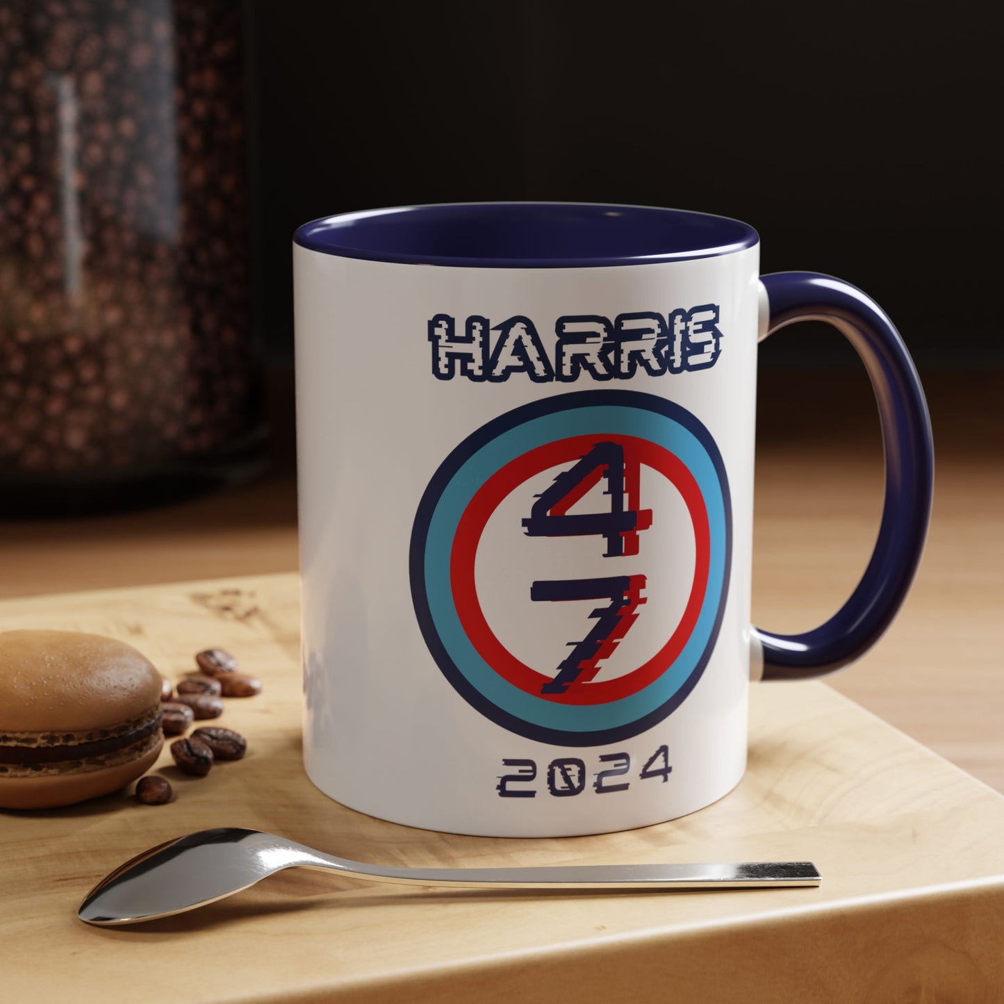 Harris Hockey Bully Blue Eye Accent Coffee Mug (11oz) (3 Coors)