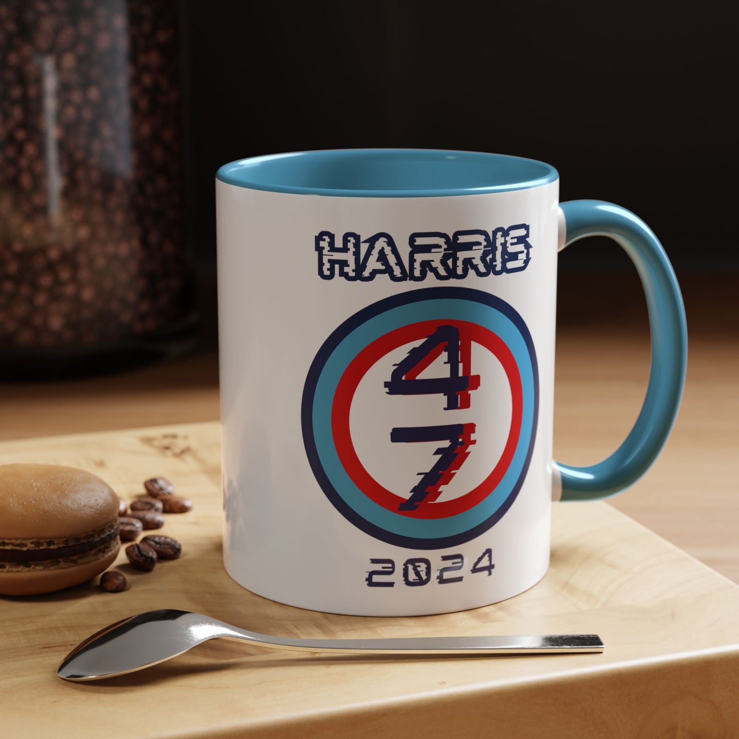 Harris Hockey Bully Blue Eye Accent Coffee Mug (11oz) (3 Coors)