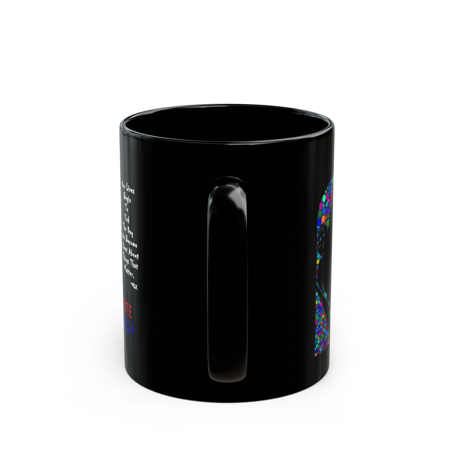 MLK VOTE 2024 Black Mug (11oz)