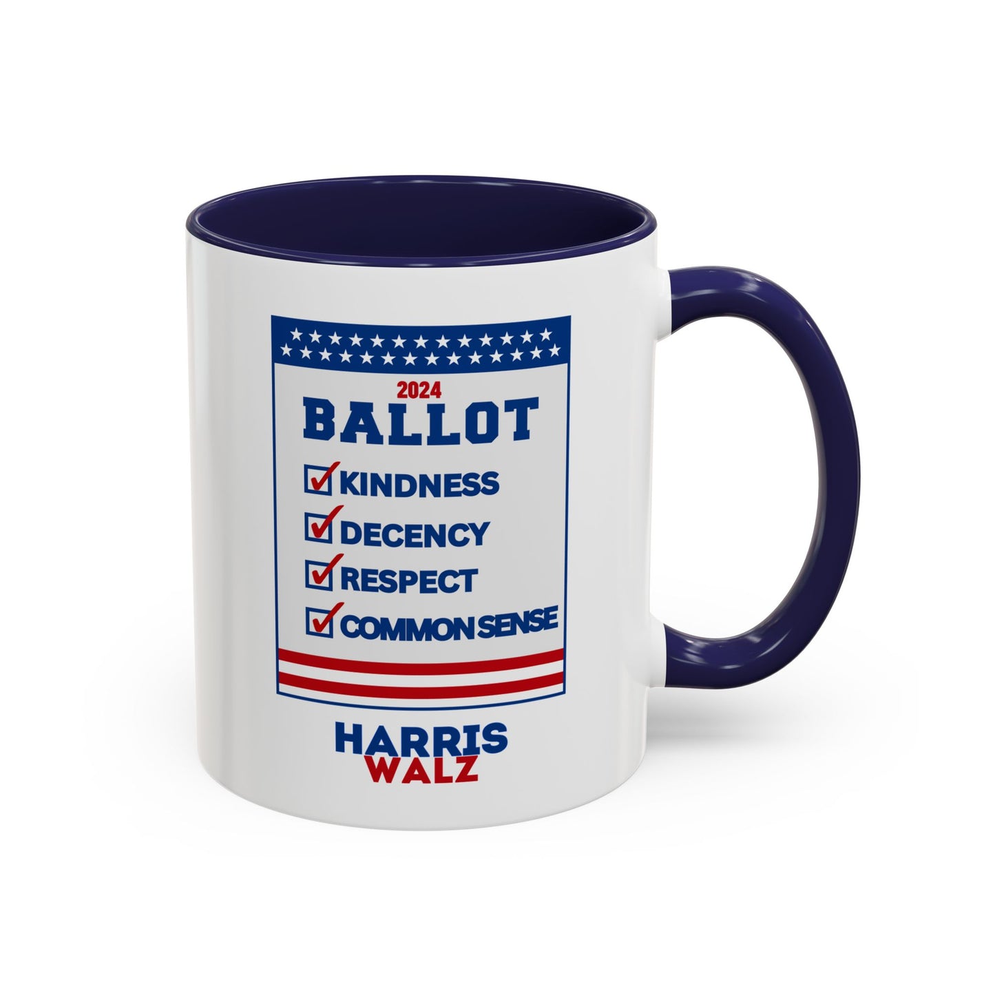 The Kindness Ballot Accent Coffee Mug (11oz)