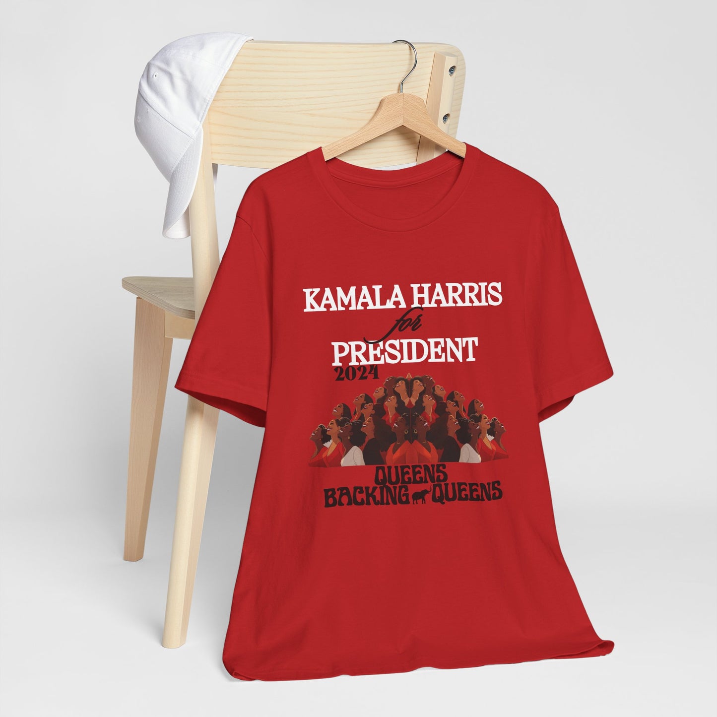 Kamala Harris for President - Queens Supporting Queens Unisex Jersey Short Sleeve Tee