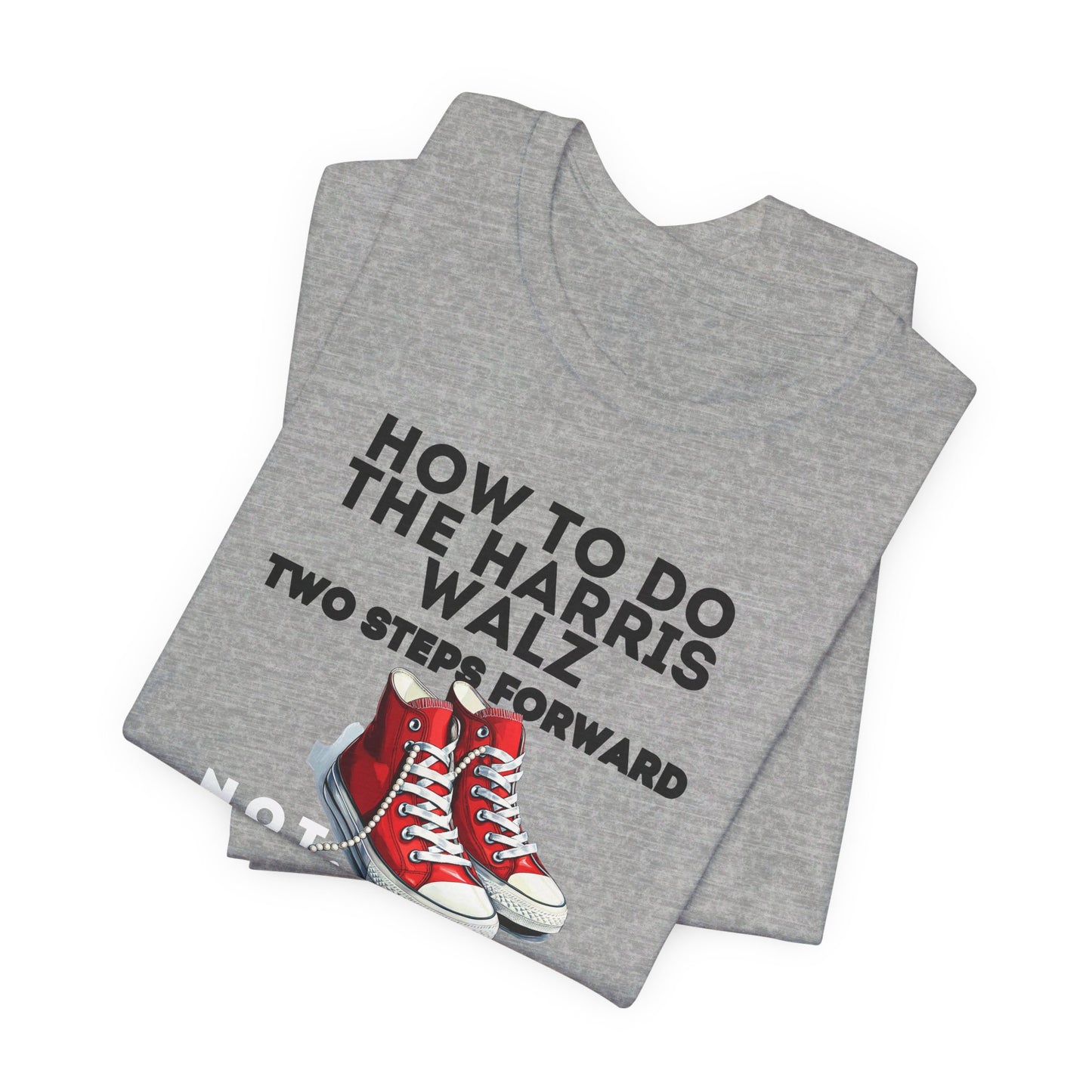 Red Chucks & Pearls  - NOT GOING BACK  Unisex Jersey Short Sleeve Tee (12 Colors)